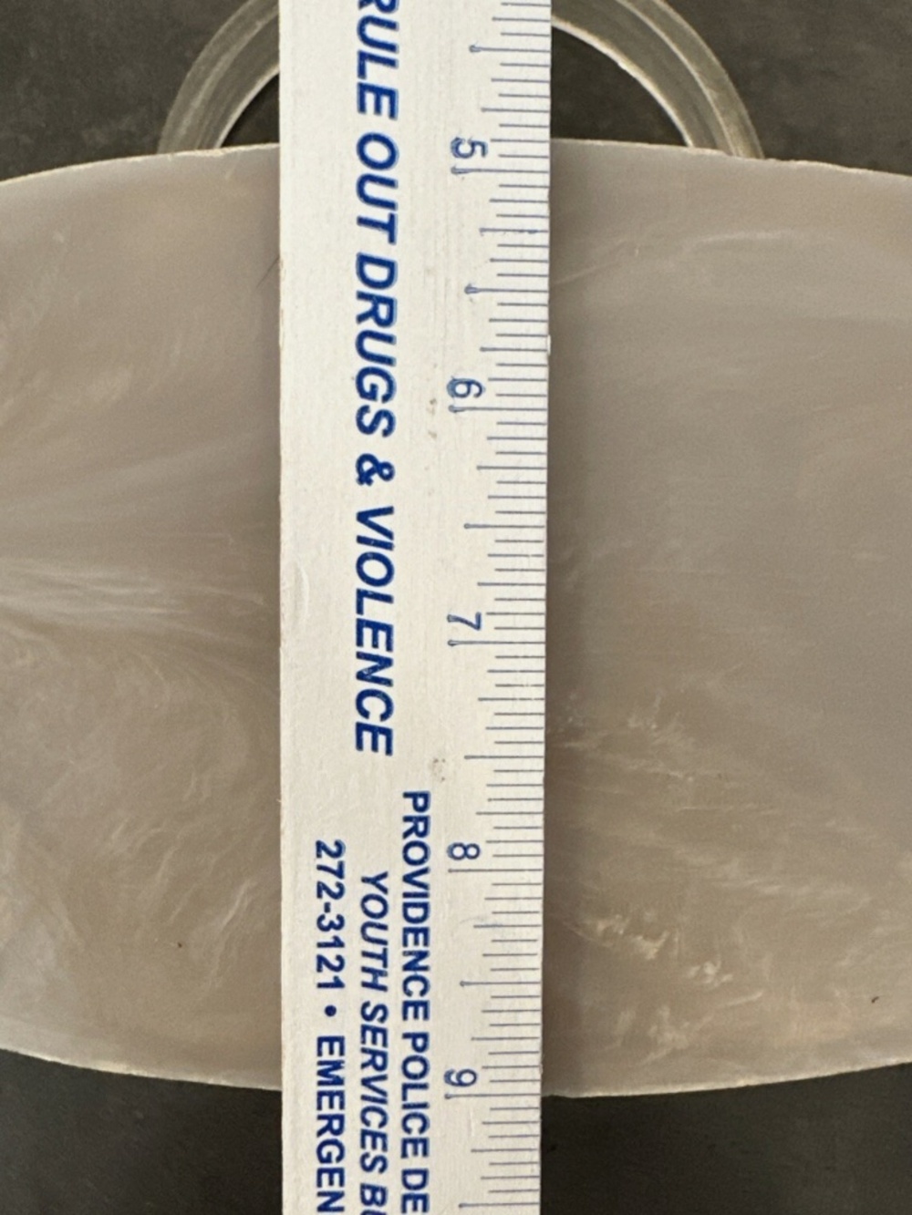 Vintage 1950s Lucite Woven Iridescent Opal Oval Purse Pocketbook 8” x 4” - Picture 14 of 16